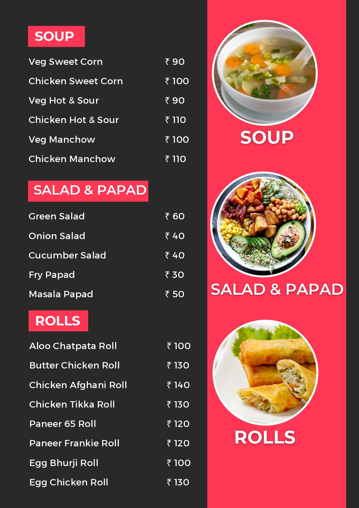 Takeaway Junction Menu Page 3